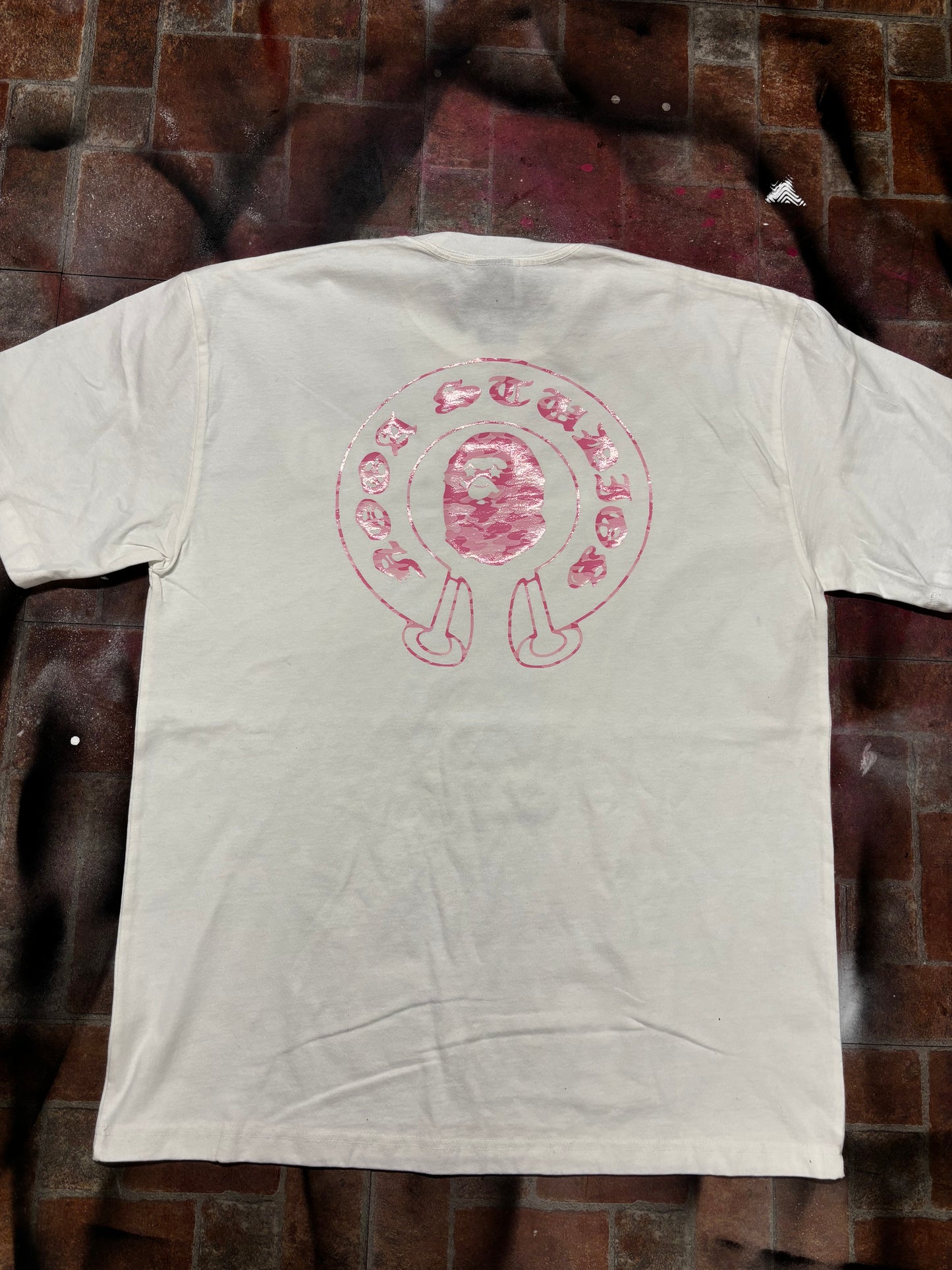 Pink Camo Logo Tee