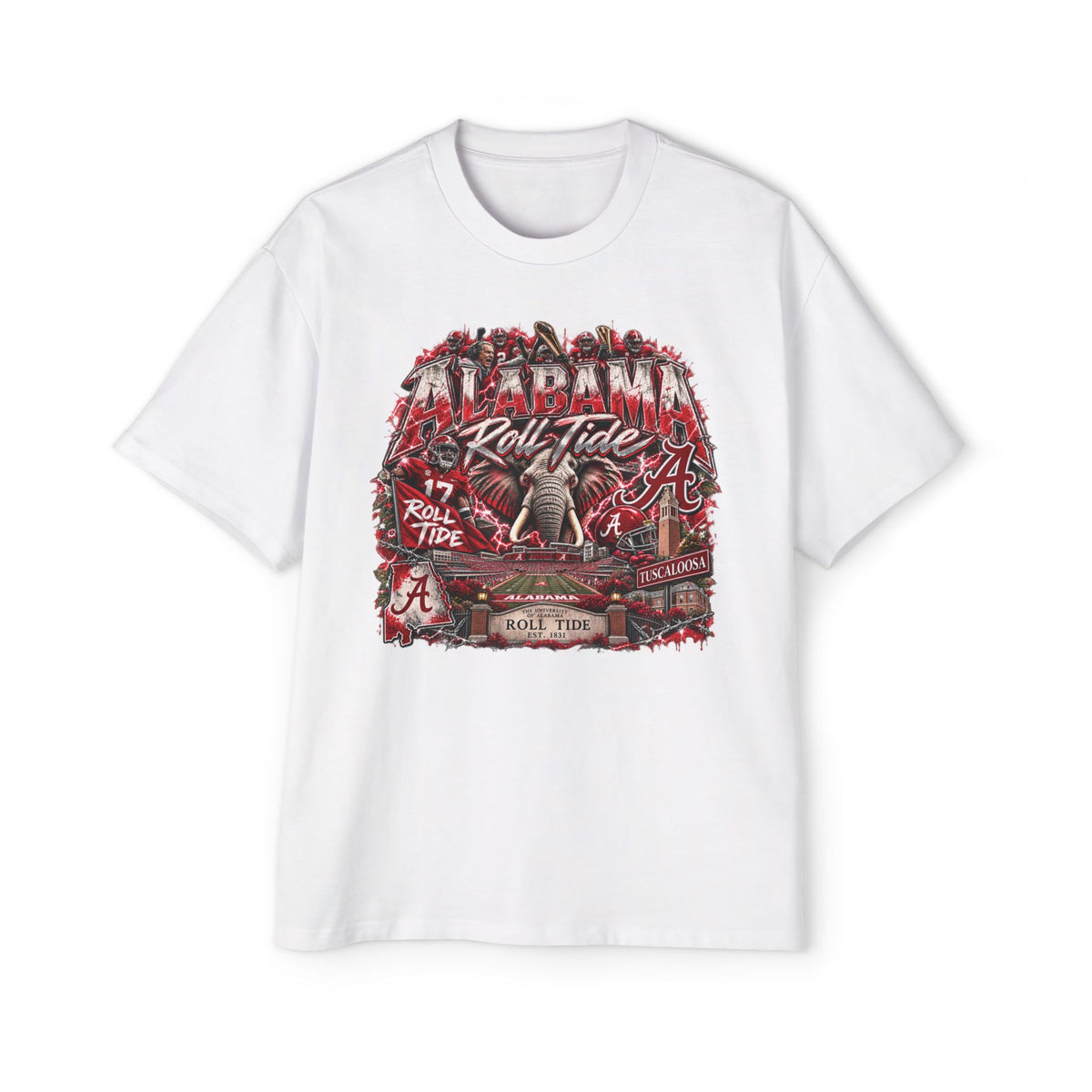 Alabama 'Roll Tide' College Football Tee