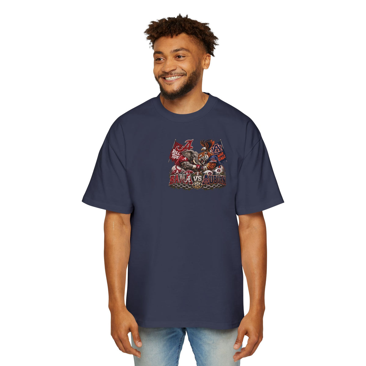 College Football Rivalry Tee — Alabama vs Auburn Game Day Shirt