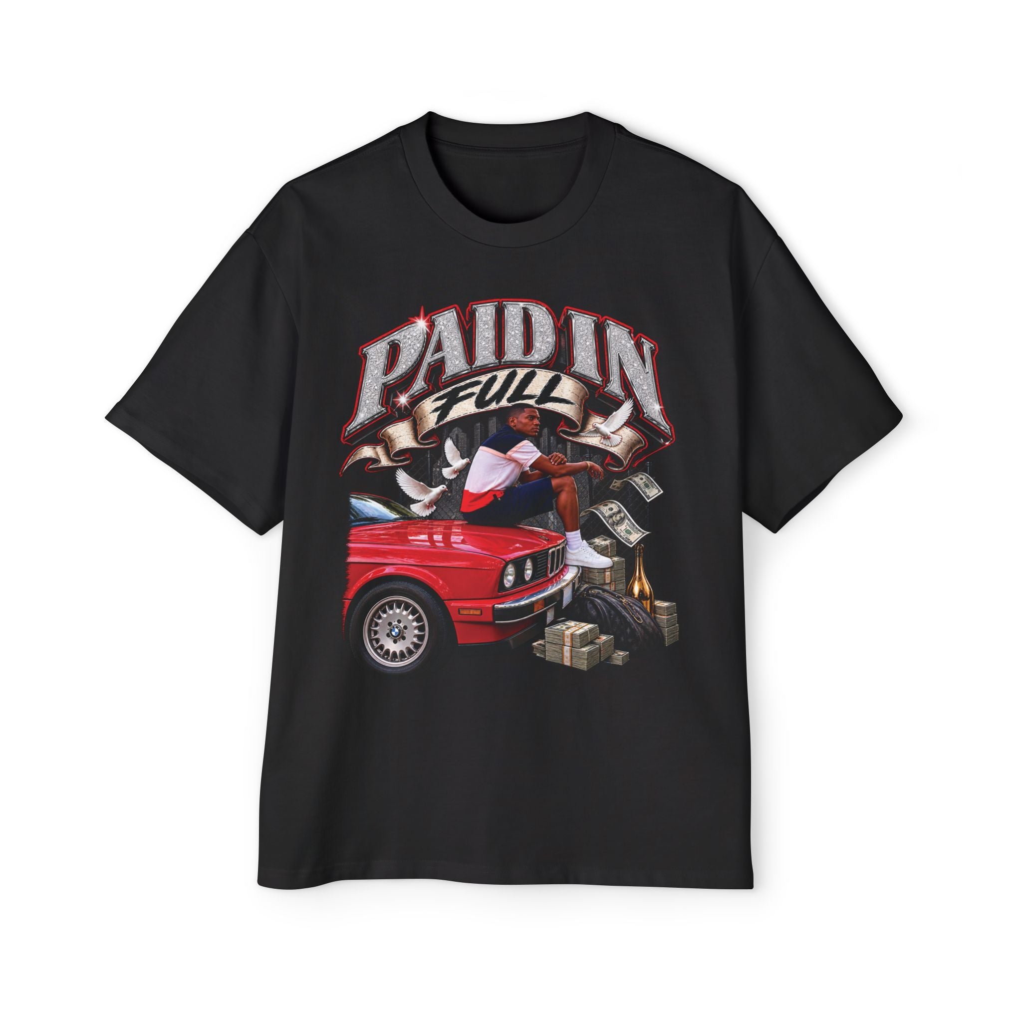 Paid In Full Graphic Tee — Men’s Oversized Streetwear T‑Shirt
