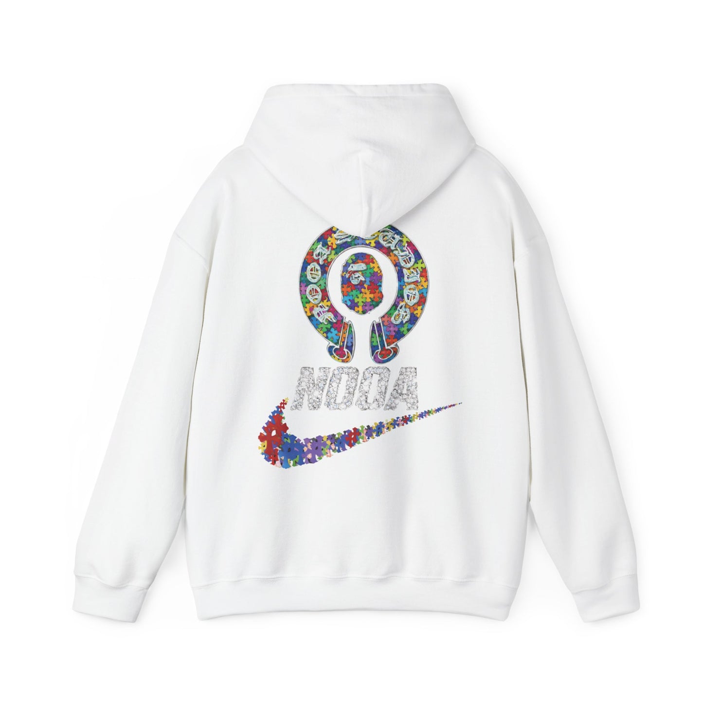NOOA Floral Logo Hoodie - Colorful Nike Swoosh Pullover