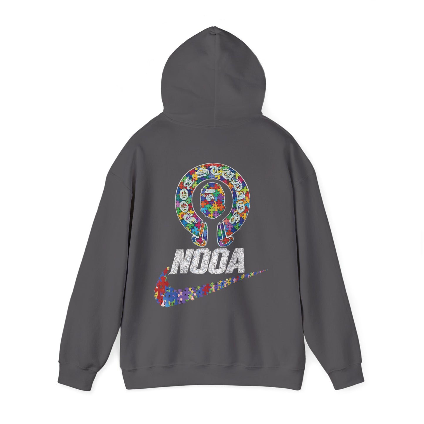 NOOA Floral Logo Hoodie - Colorful Nike Swoosh Pullover