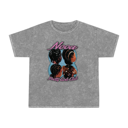 PRETTY GIRLS Womens Mineral Wash T-Shirt