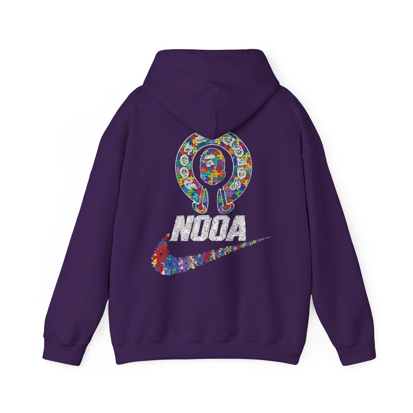 NOOA Floral Logo Hoodie - Colorful Nike Swoosh Pullover