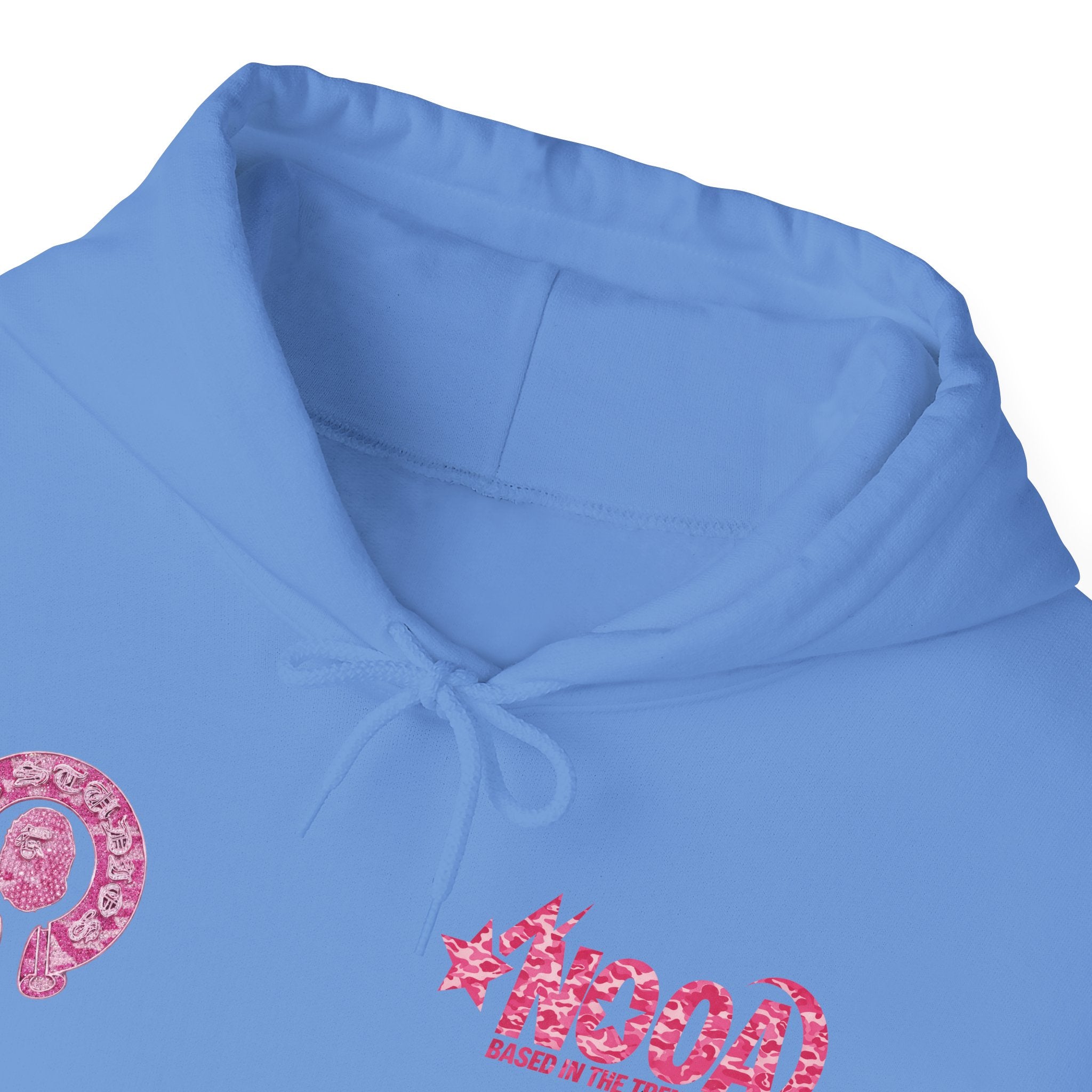 Hoodie — NOOA Pink Logo Graphic Hoodie (Based in the Trenches)