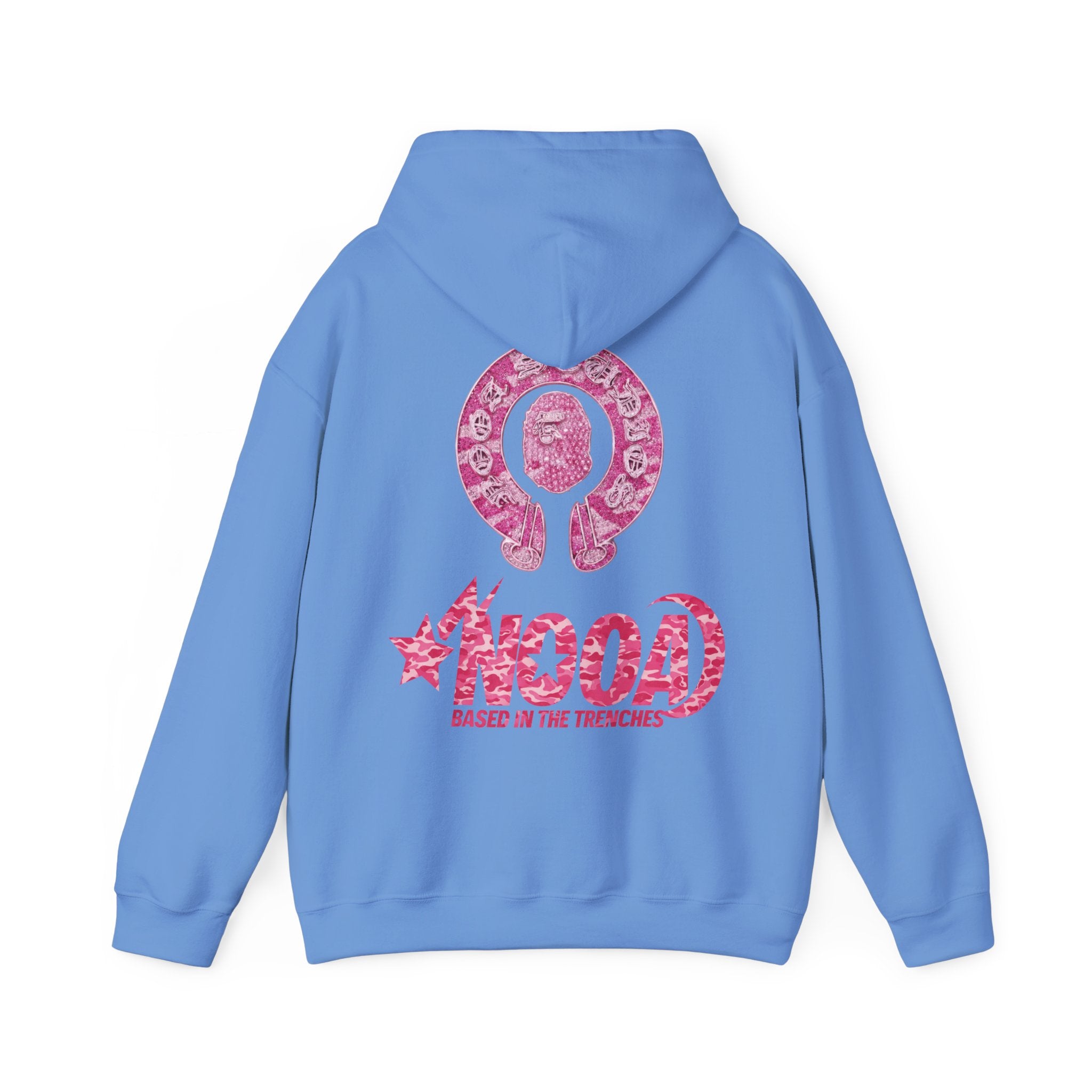 Hoodie — NOOA Pink Logo Graphic Hoodie (Based in the Trenches)