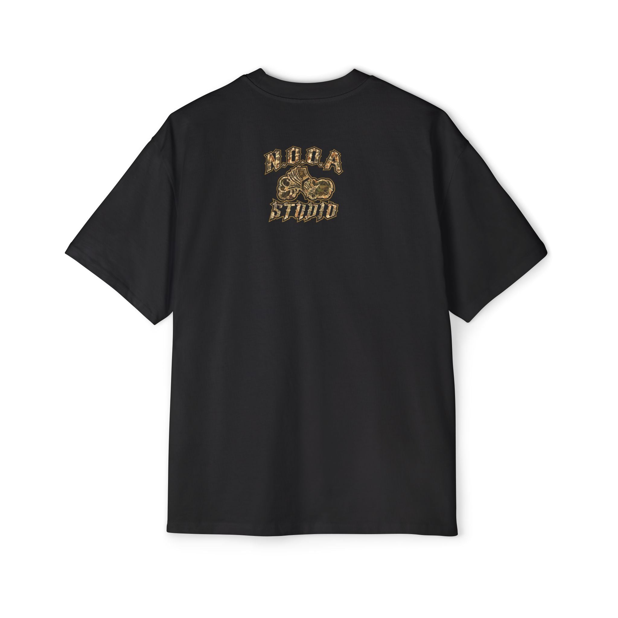 Men's Oversized Tee — Retro Hip-Hop Collage "Don't Let it Move" Graphic