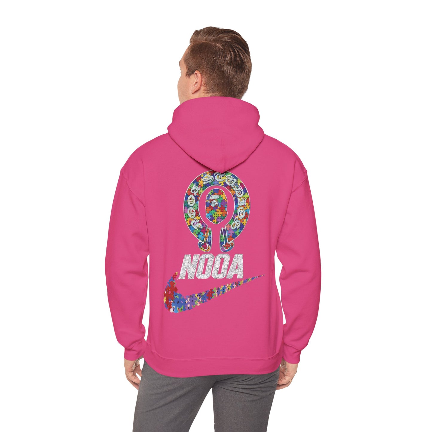 NOOA Floral Logo Hoodie - Colorful Nike Swoosh Pullover
