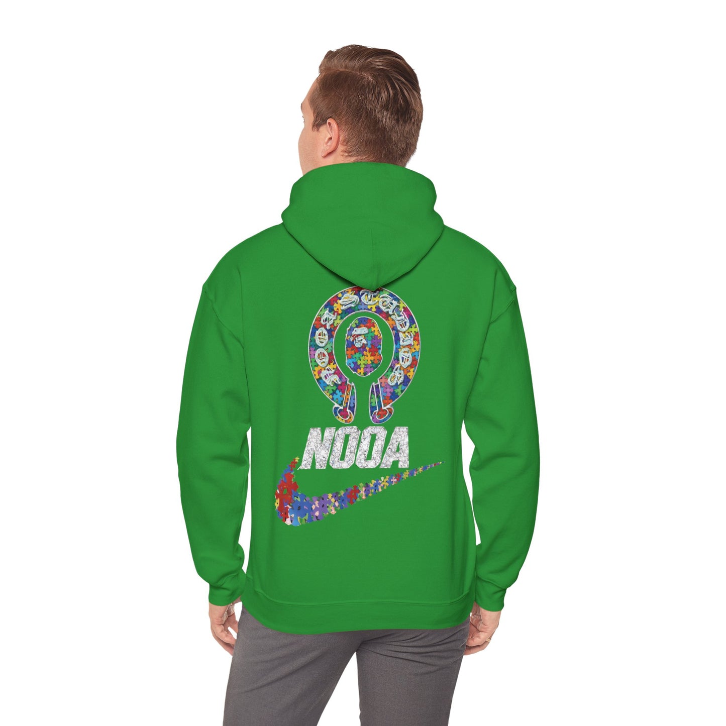 NOOA Floral Logo Hoodie - Colorful Nike Swoosh Pullover