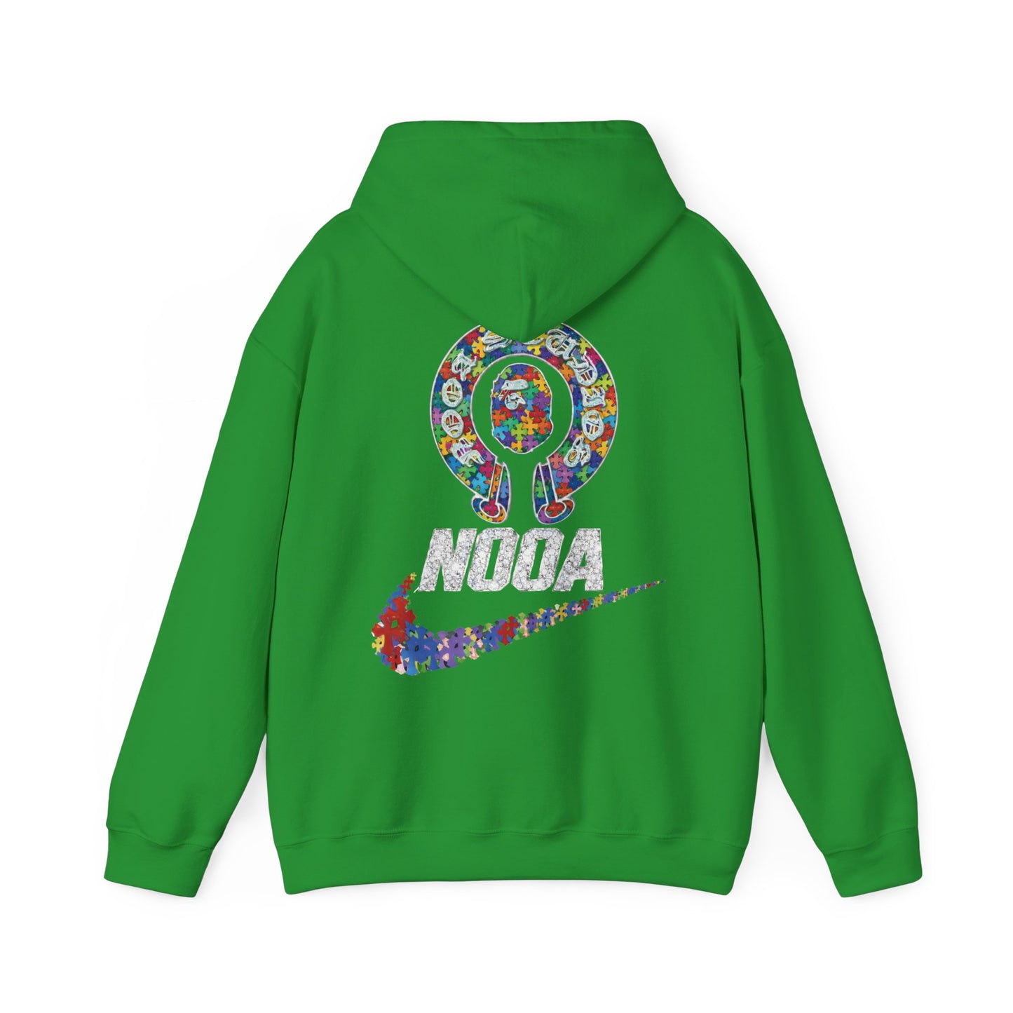 NOOA Floral Logo Hoodie - Colorful Nike Swoosh Pullover