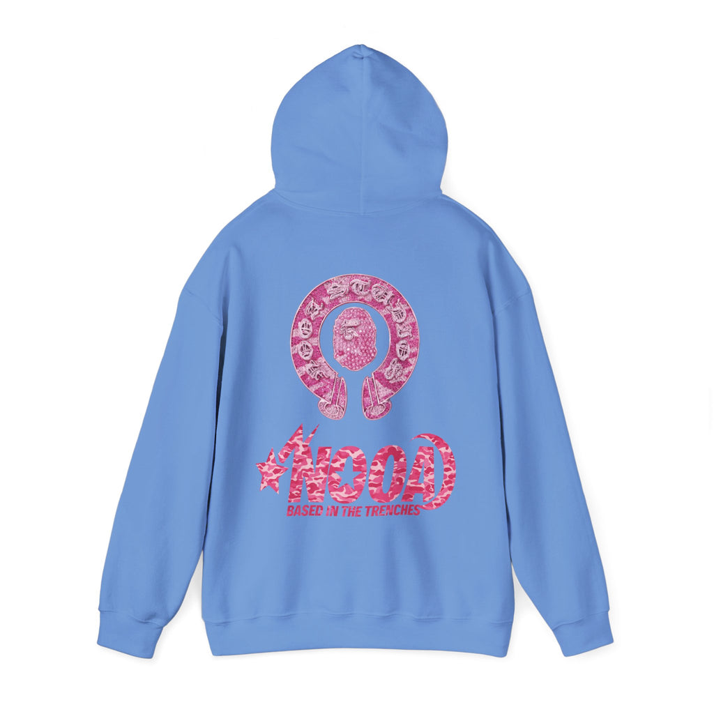 Hoodie — NOOA Pink Logo Graphic Hoodie (Based in the Trenches)