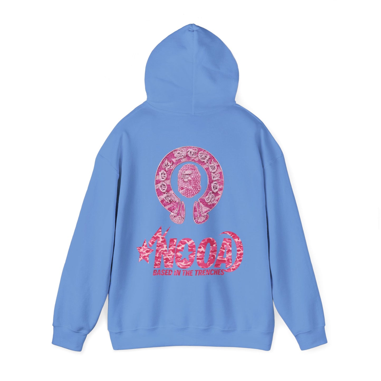 Hoodie — NOOA Pink Logo Graphic Hoodie (Based in the Trenches)