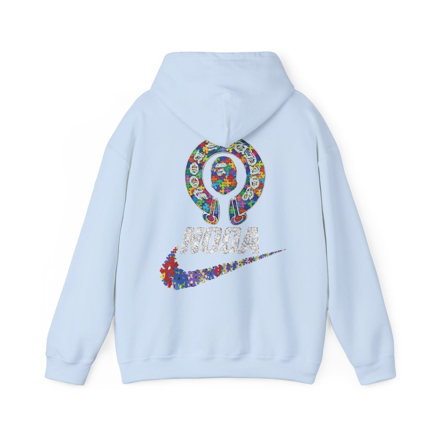 NOOA Floral Logo Hoodie - Colorful Nike Swoosh Pullover