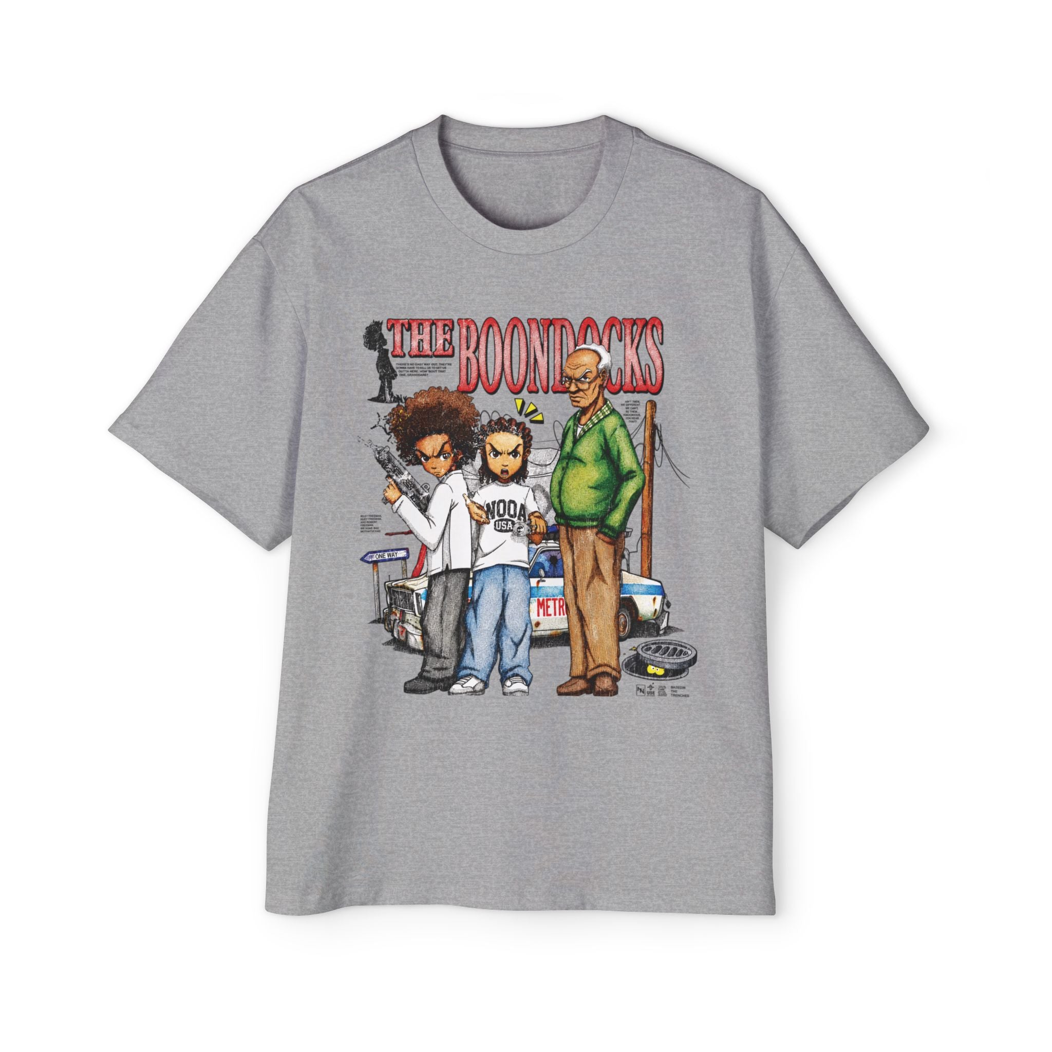 The Boondocks Graphic Tee — Retro Cartoon Streetwear
