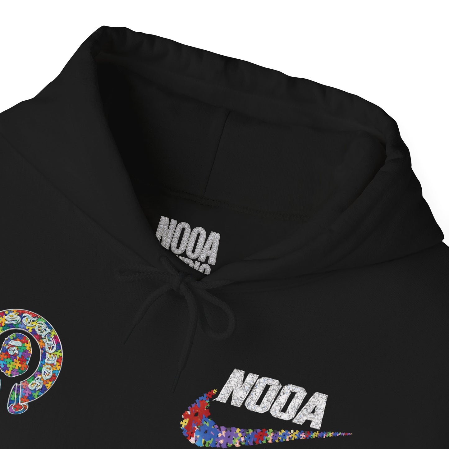 NOOA Floral Logo Hoodie - Colorful Nike Swoosh Pullover