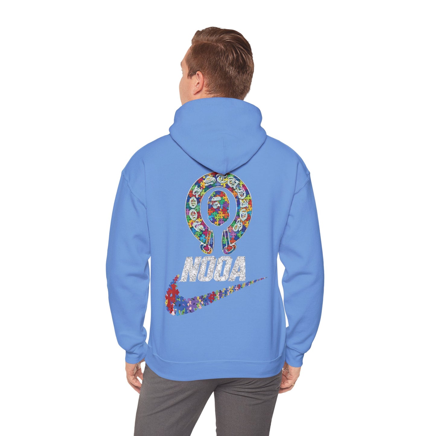 NOOA Floral Logo Hoodie - Colorful Nike Swoosh Pullover