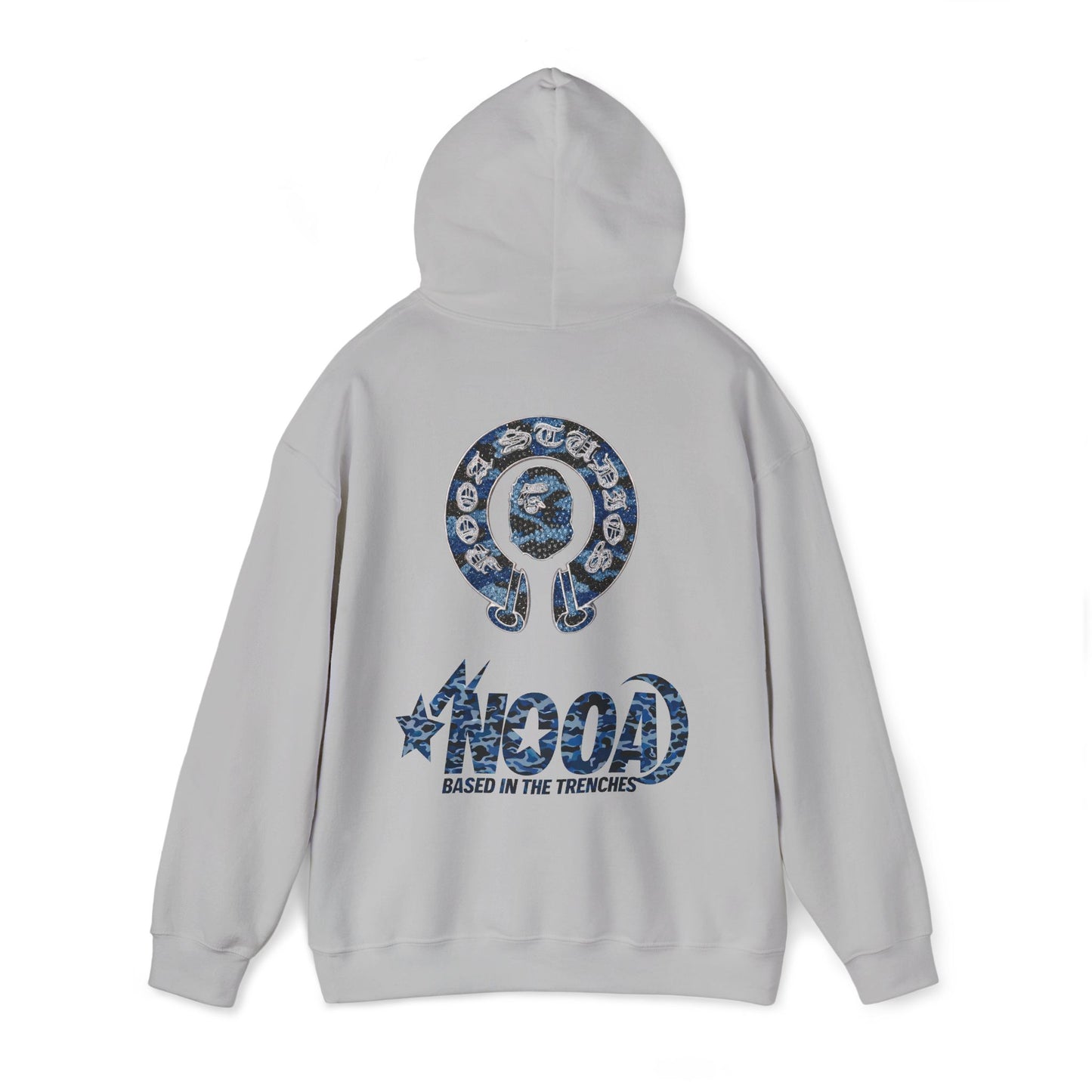 NOOA Logo Hoodie — 'Based in the Trenches' Graphic Pullover