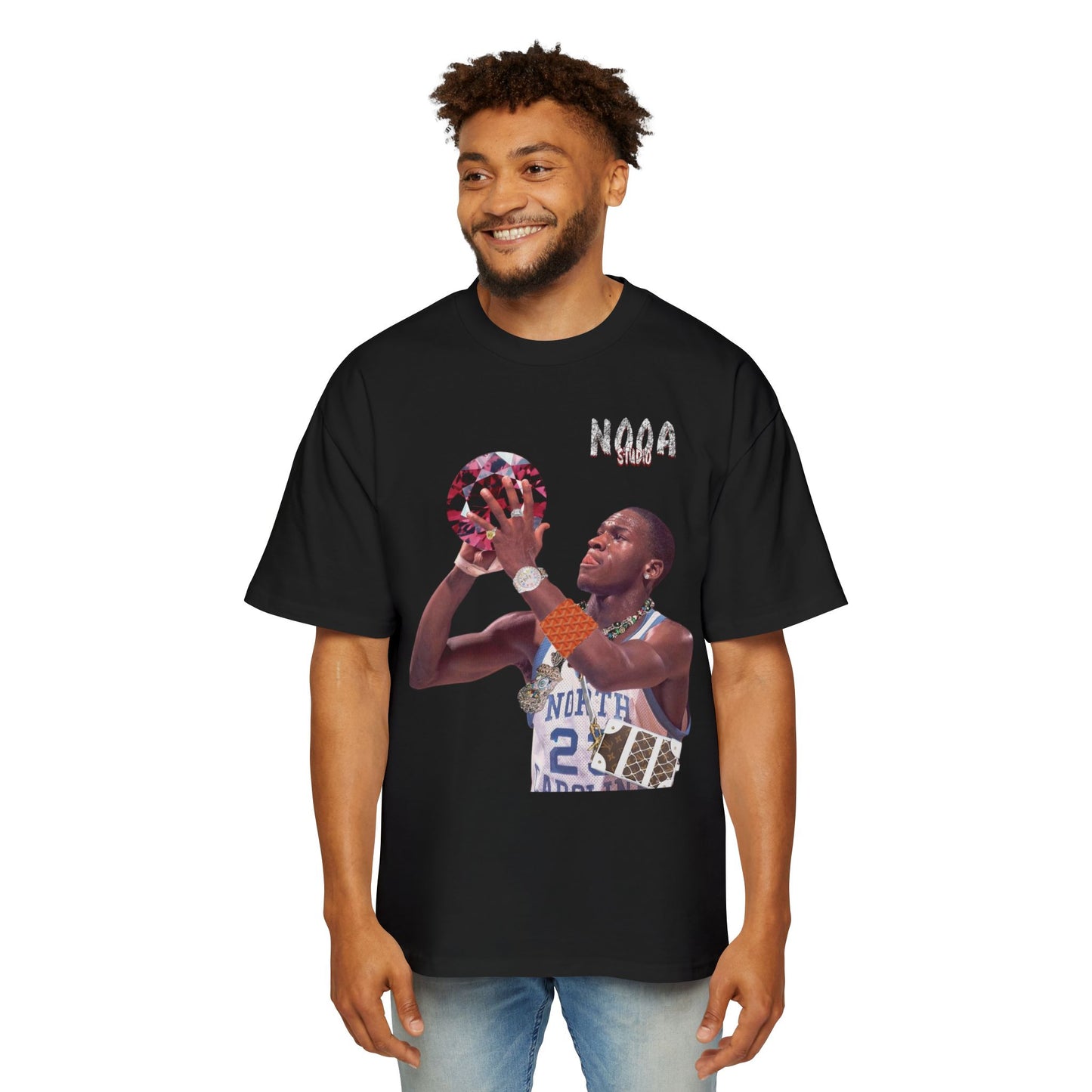 MJ COLLEGE Heavy Oversized Tee