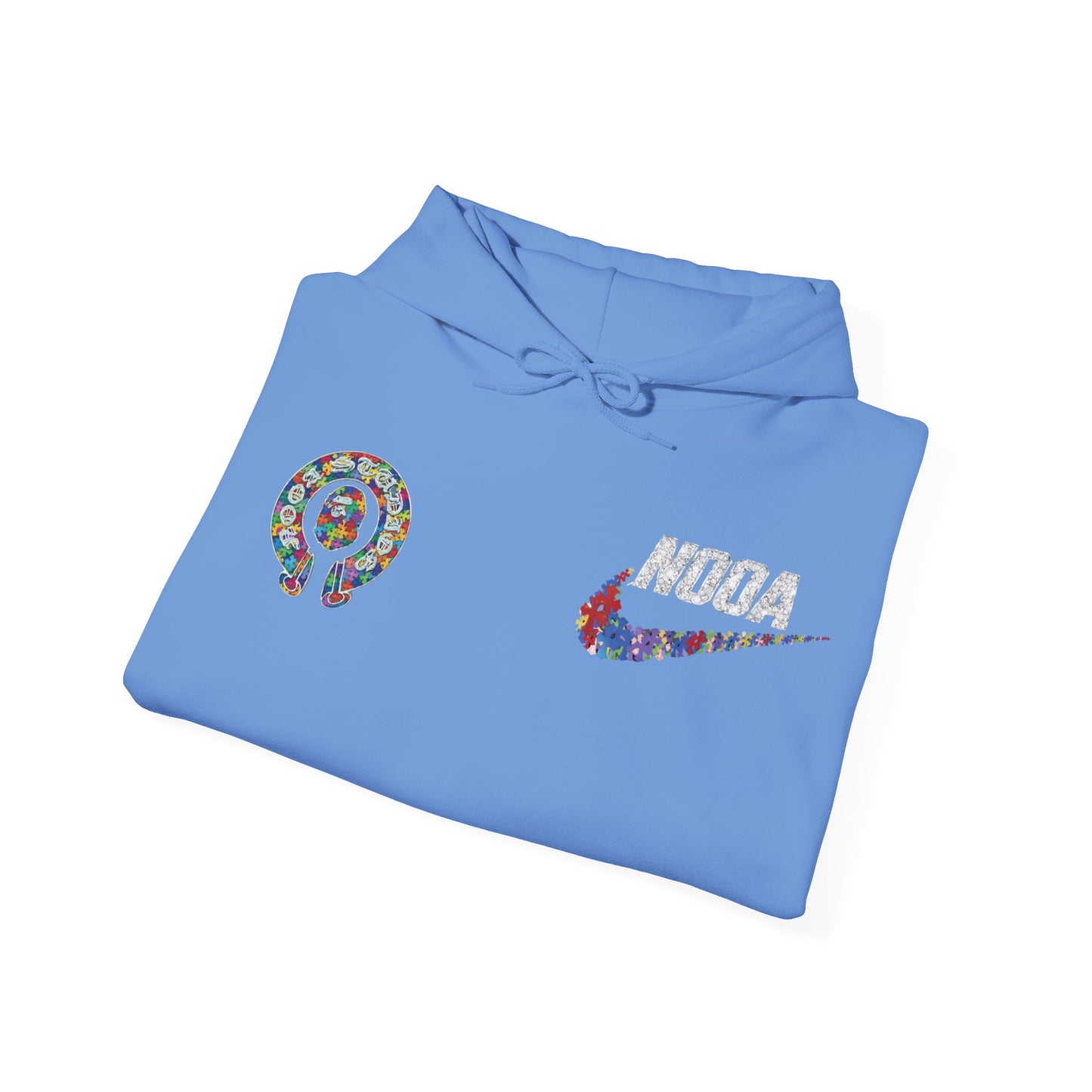 NOOA Floral Logo Hoodie - Colorful Nike Swoosh Pullover
