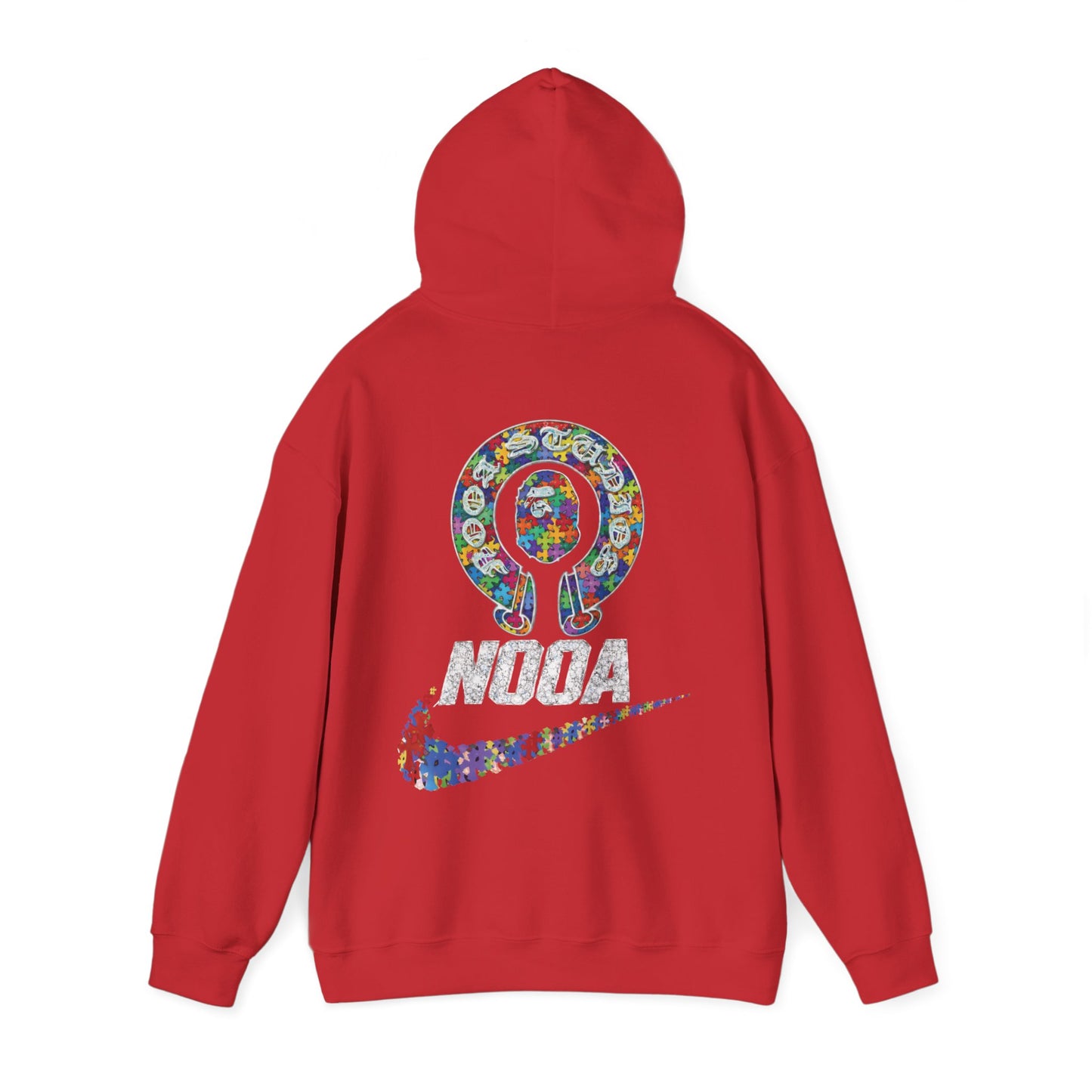 NOOA Floral Logo Hoodie - Colorful Nike Swoosh Pullover