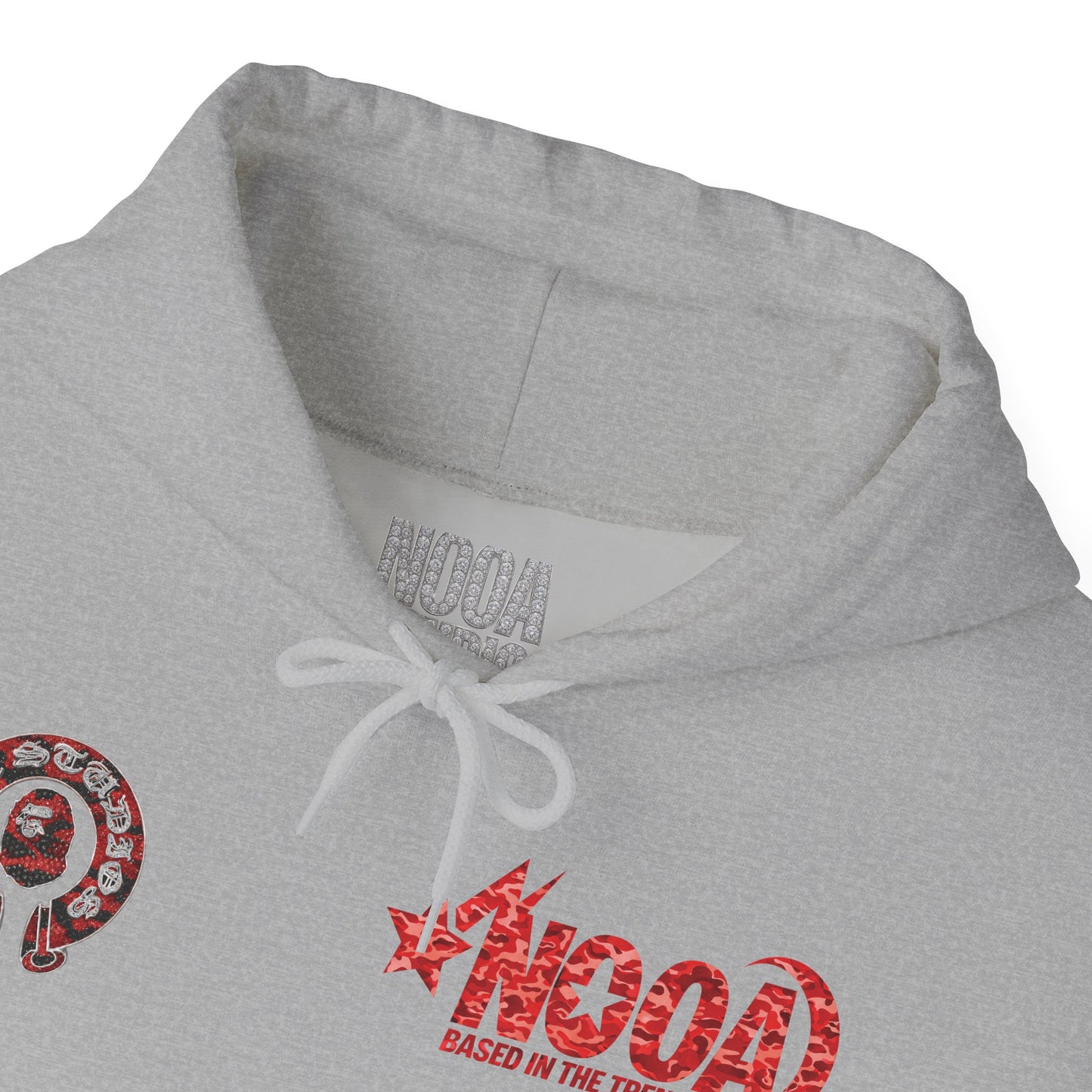 NOOA 'Based in the Trenches' Graphic Hoodie — Retro Star Logo Pullover