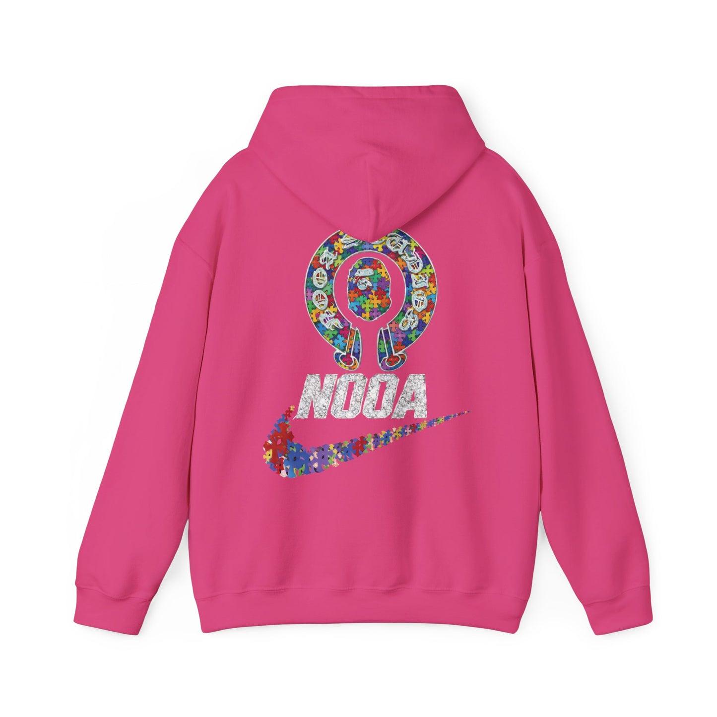 NOOA Floral Logo Hoodie - Colorful Nike Swoosh Pullover