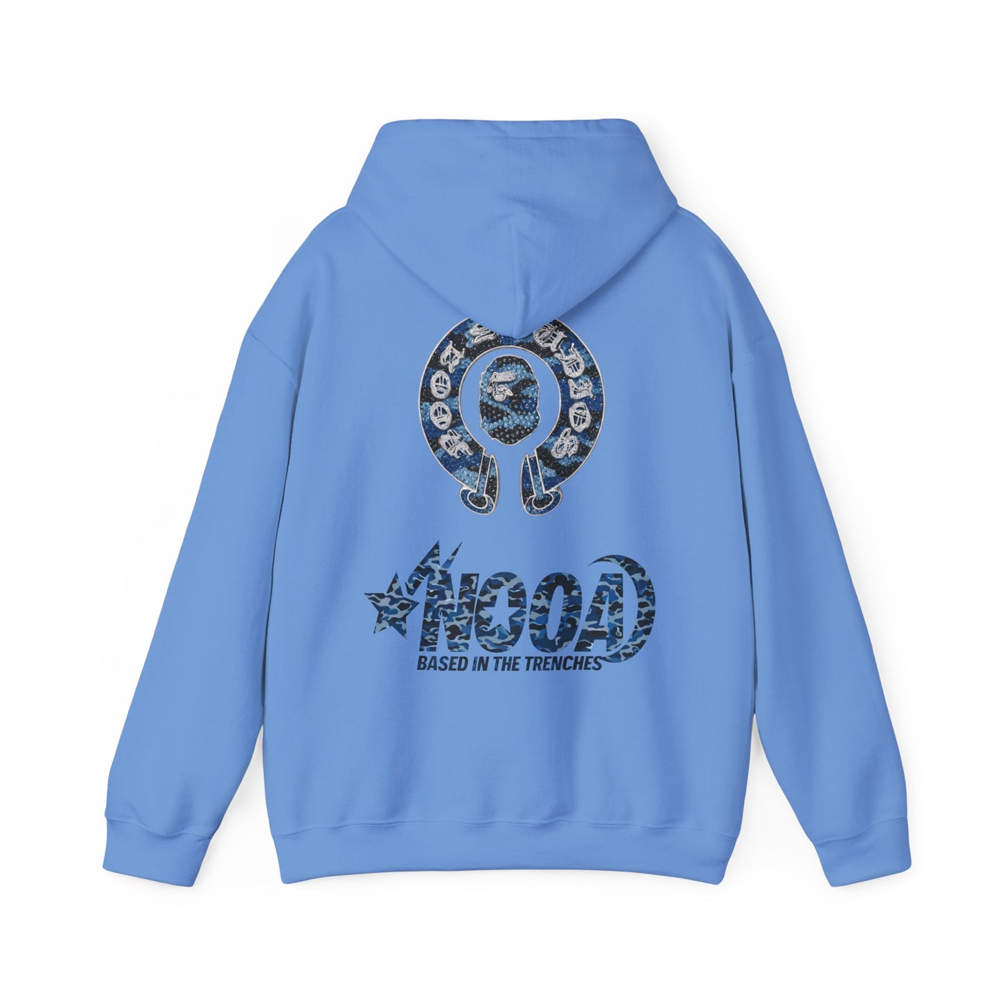 NOOA Logo Hoodie — 'Based in the Trenches' Graphic Pullover