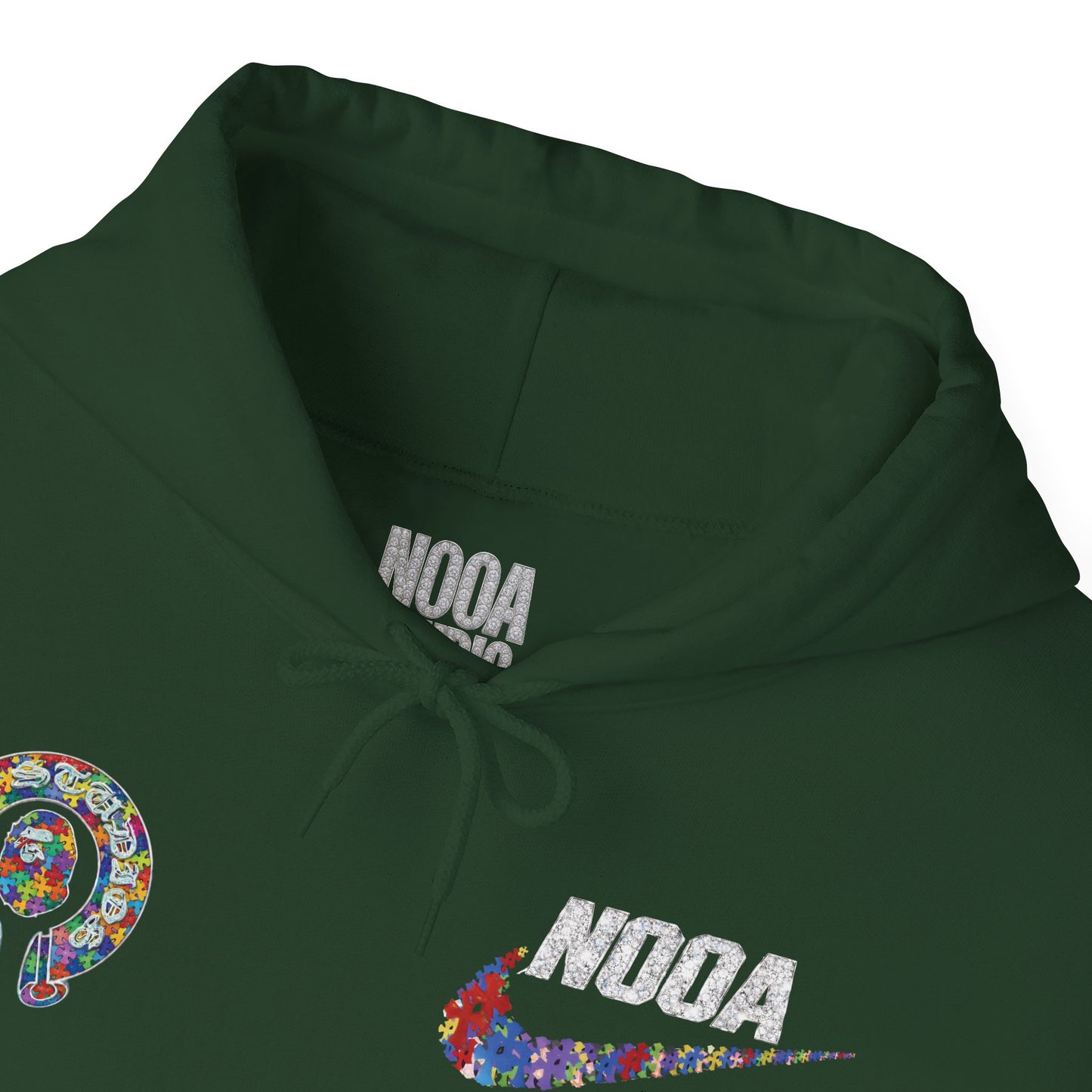 NOOA Floral Logo Hoodie - Colorful Nike Swoosh Pullover
