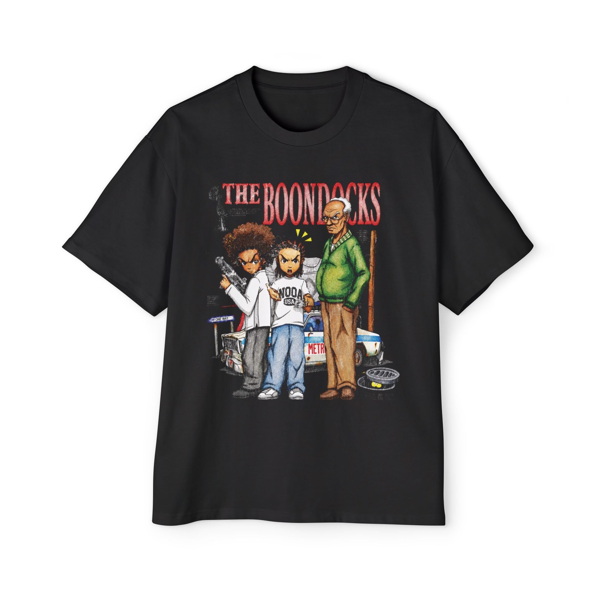 The Boondocks Graphic Tee — Retro Cartoon Streetwear