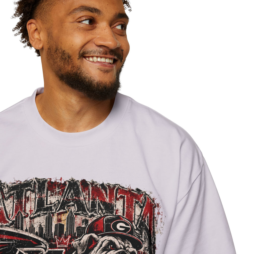 Atlanta Sports Graphic Tee - Falcons & Braves Vintage Mashup
