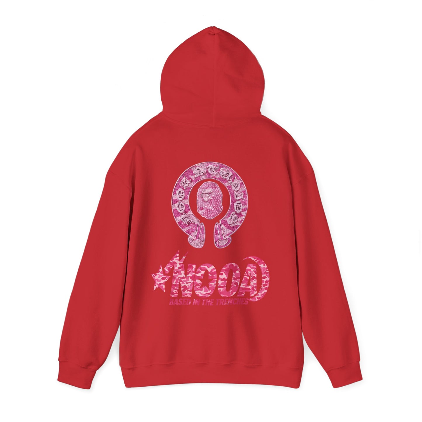 Hoodie — NOOA Pink Logo Graphic Hoodie (Based in the Trenches)