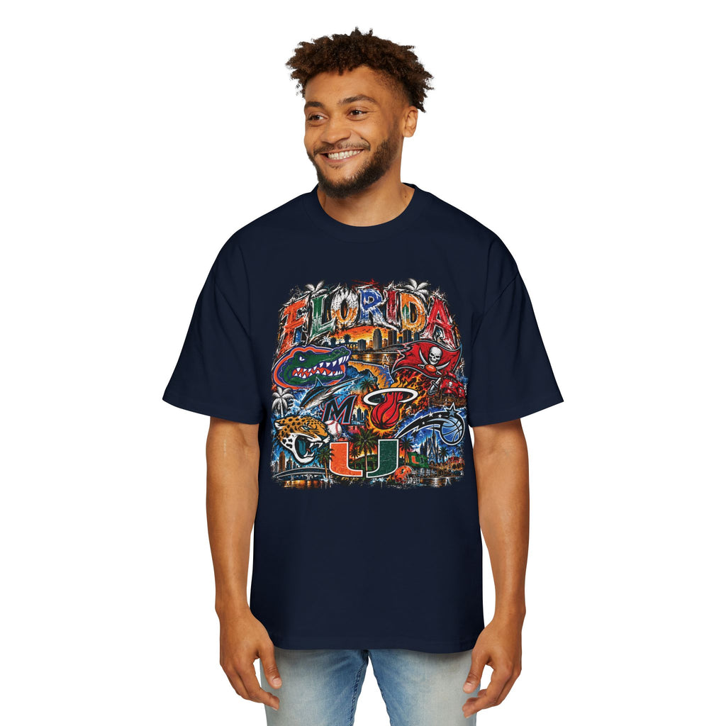 Florida Vintage Collage Tee — University of Miami Hurricanes Graphic Shirt