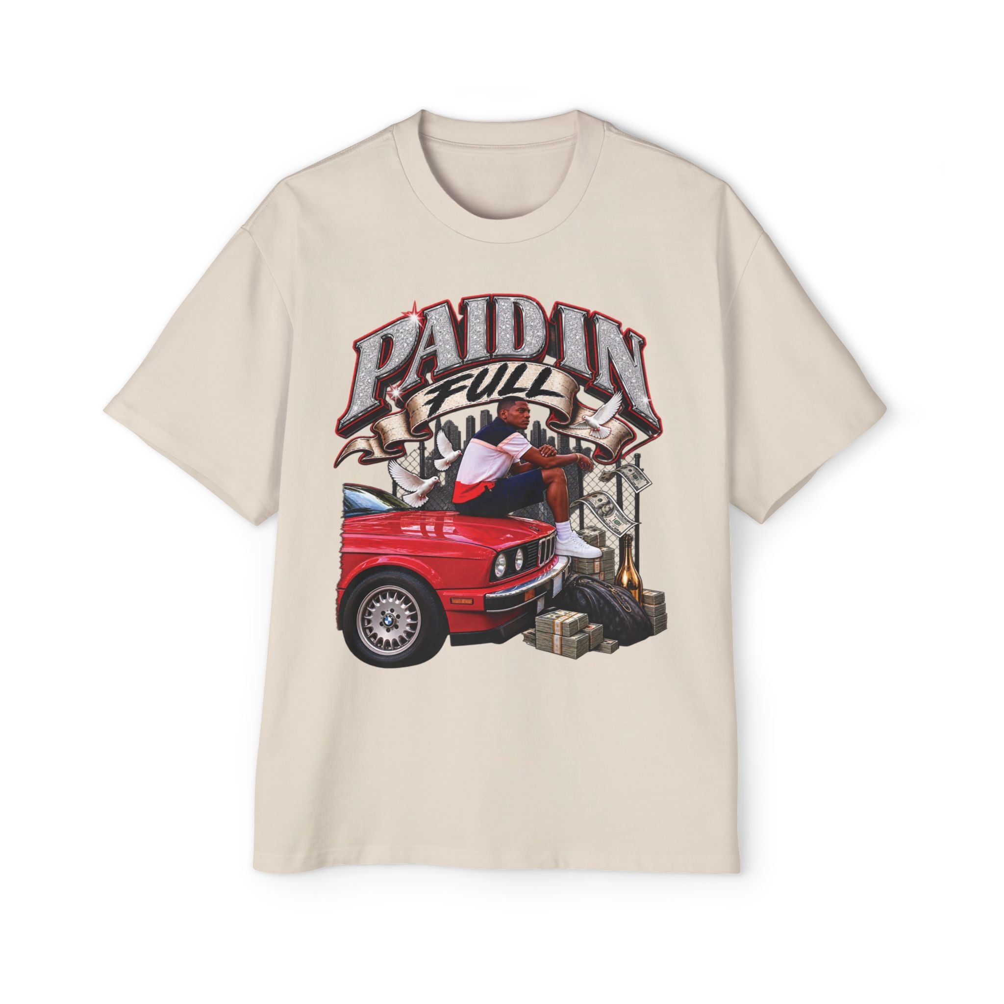 Paid In Full Graphic Tee — Men’s Oversized Streetwear T‑Shirt