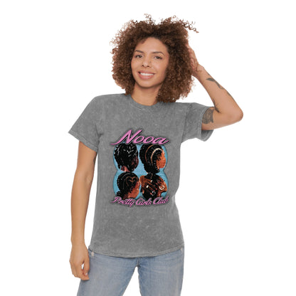 PRETTY GIRLS Womens Mineral Wash T-Shirt