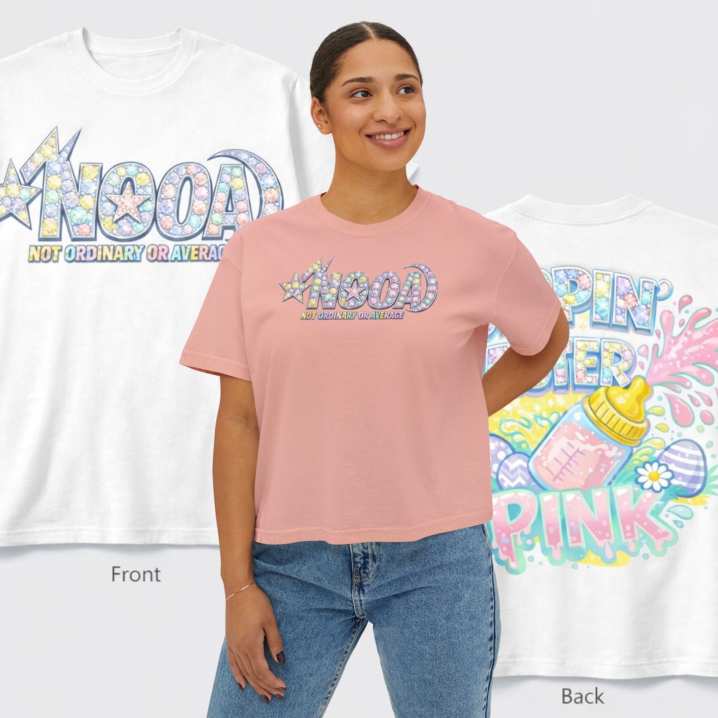 SIPPIN EASTER CROPPED TEE