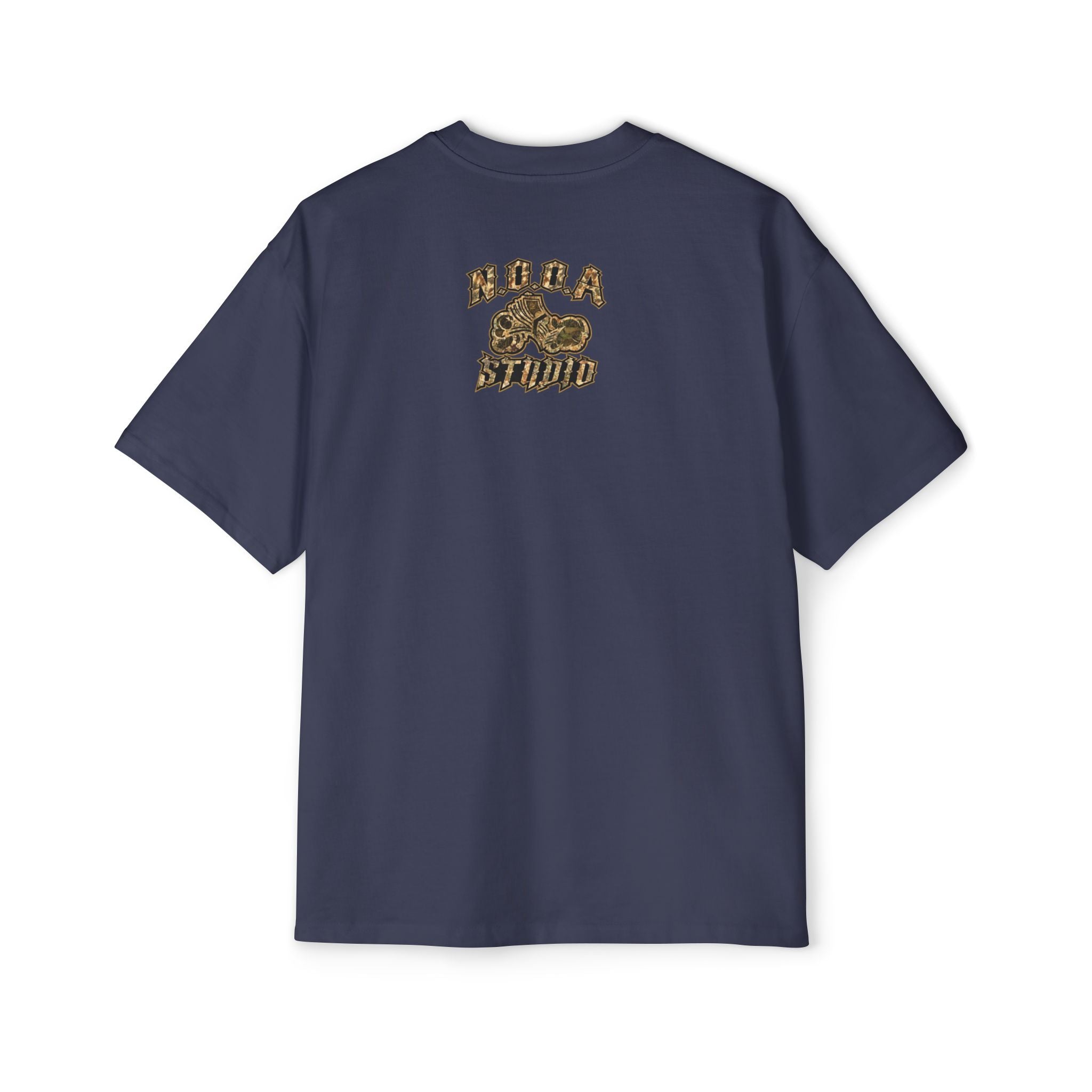 Men's Oversized Tee — Retro Hip-Hop Collage "Don't Let it Move" Graphic