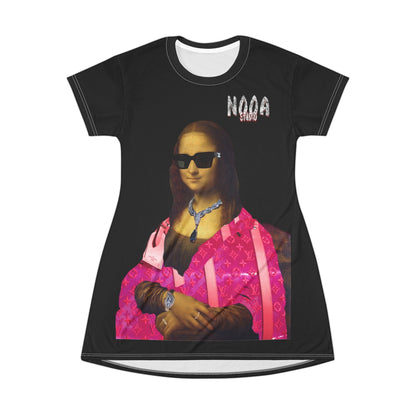 MONA LISA T-Shirt Dress (AOP)