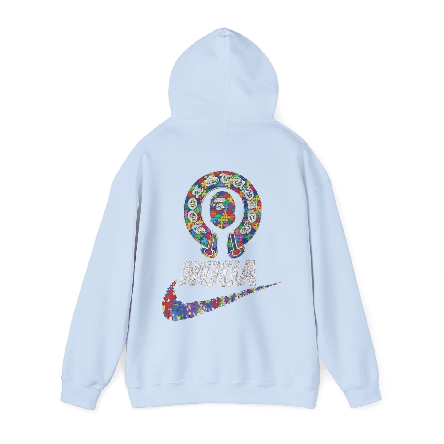 NOOA Floral Logo Hoodie - Colorful Nike Swoosh Pullover