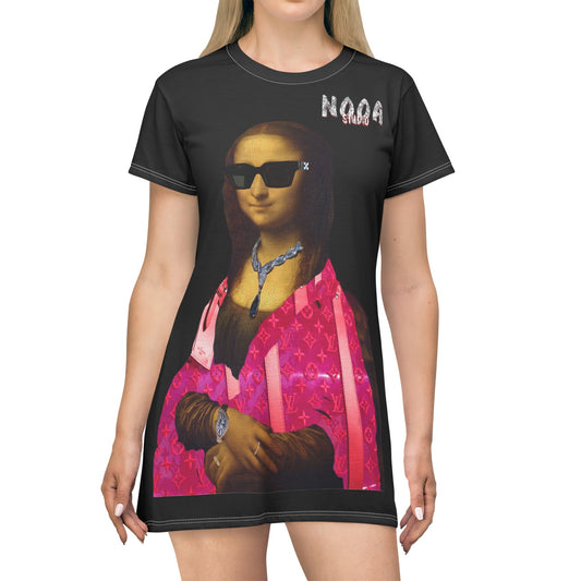 MONA LISA T-Shirt Dress (AOP)