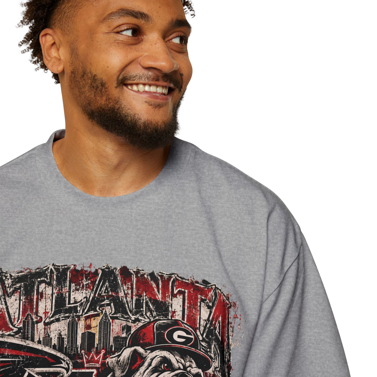 Atlanta Sports Graphic Tee - Falcons & Braves Vintage Mashup