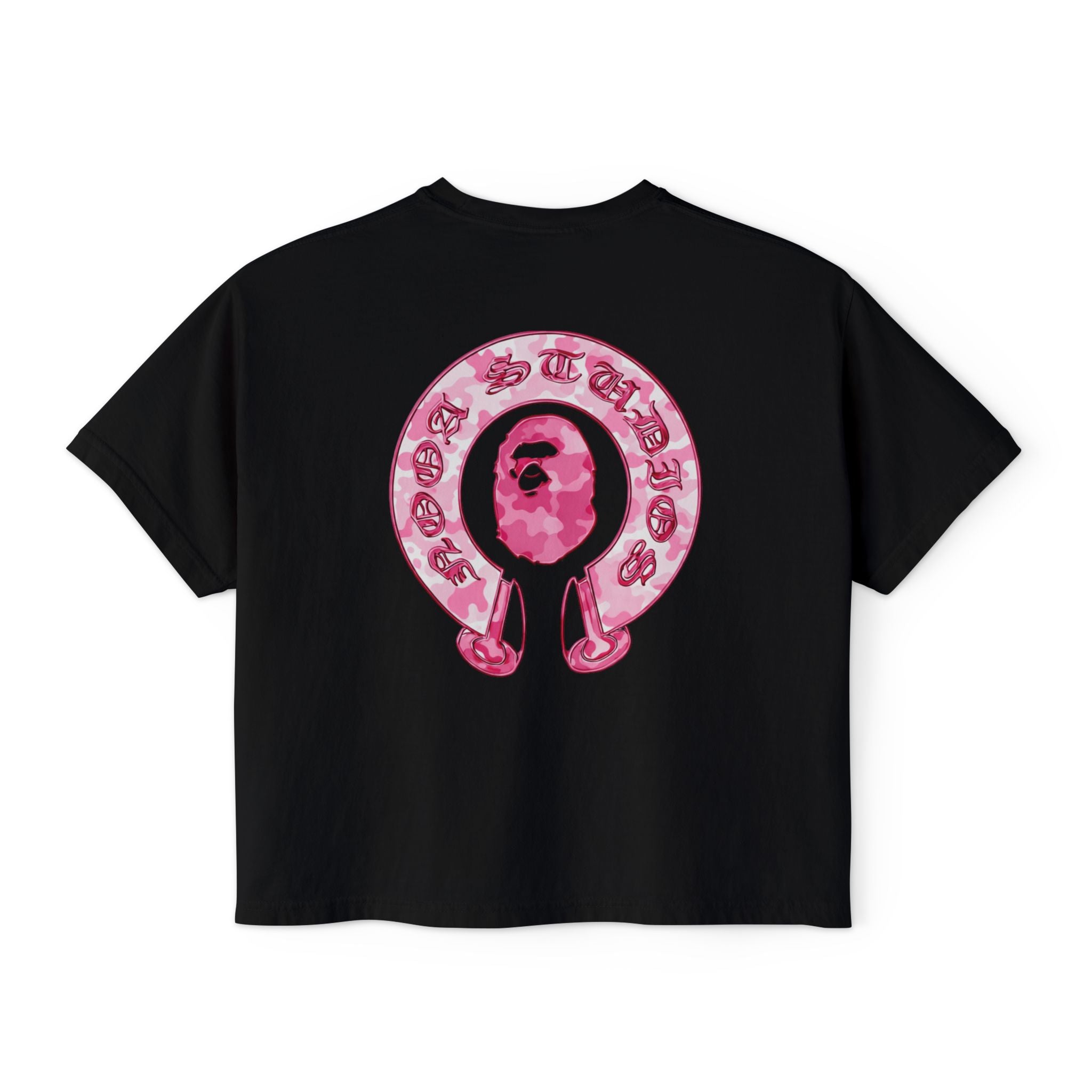 Women's Boxy Tee — NOOA PINK CAMO