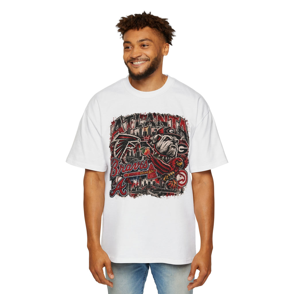 Atlanta Sports Graphic Tee - Falcons & Braves Vintage Mashup