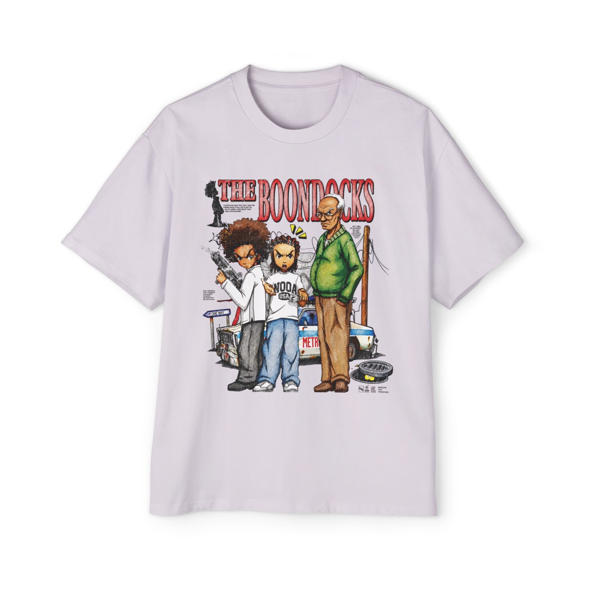 The Boondocks Graphic Tee — Retro Cartoon Streetwear