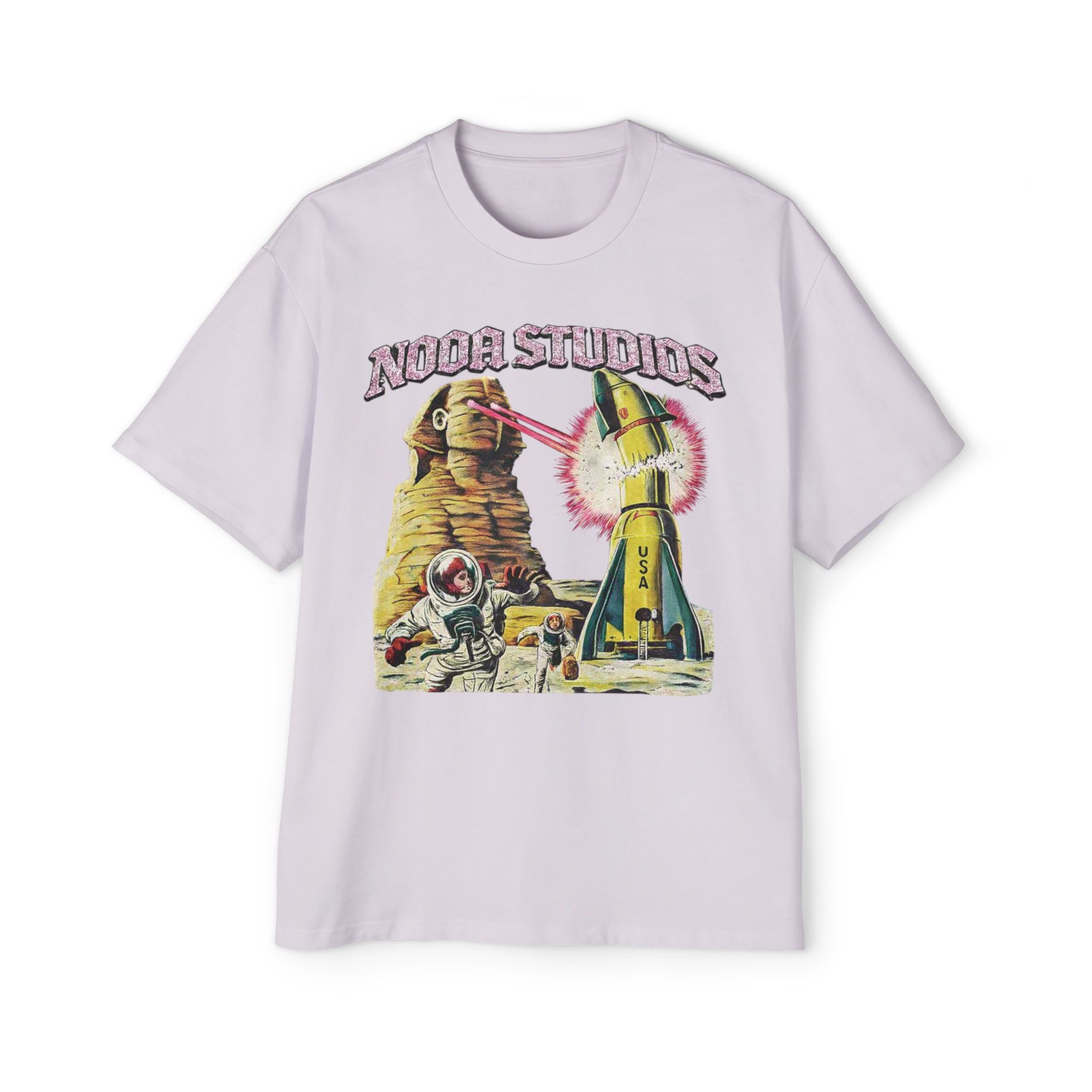 Vintage Space Tour T‑Shirt — "Nooa Studios 2026 World Tour" Graphic Tee