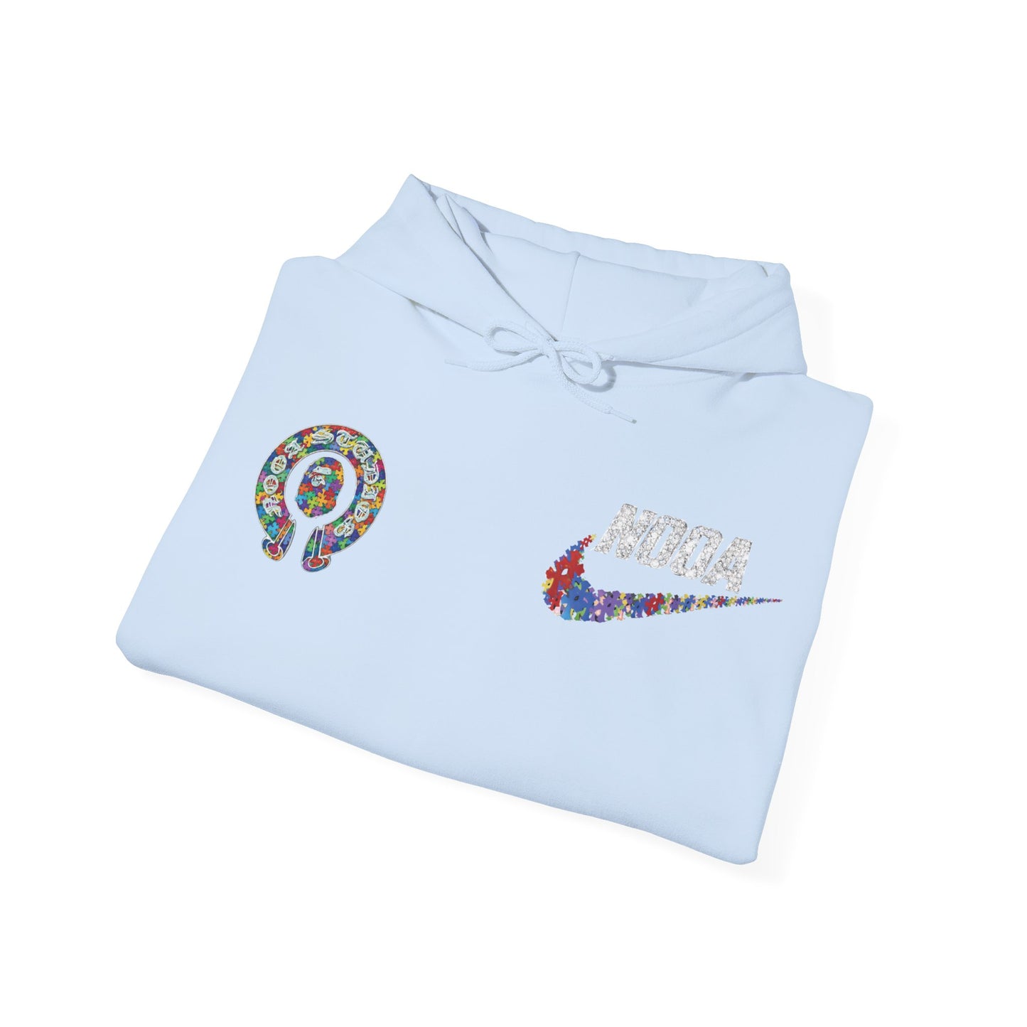 NOOA Floral Logo Hoodie - Colorful Nike Swoosh Pullover