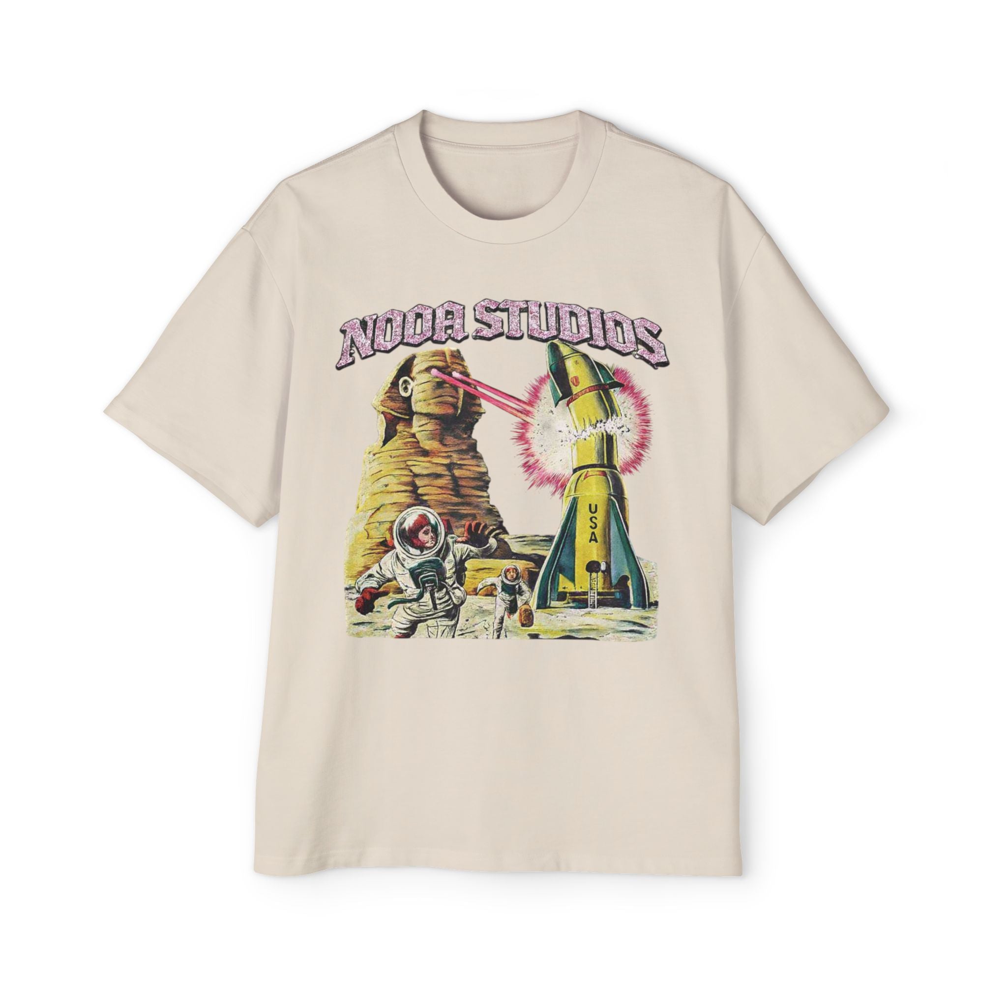 Vintage Space Tour T‑Shirt — "Nooa Studios 2026 World Tour" Graphic Tee