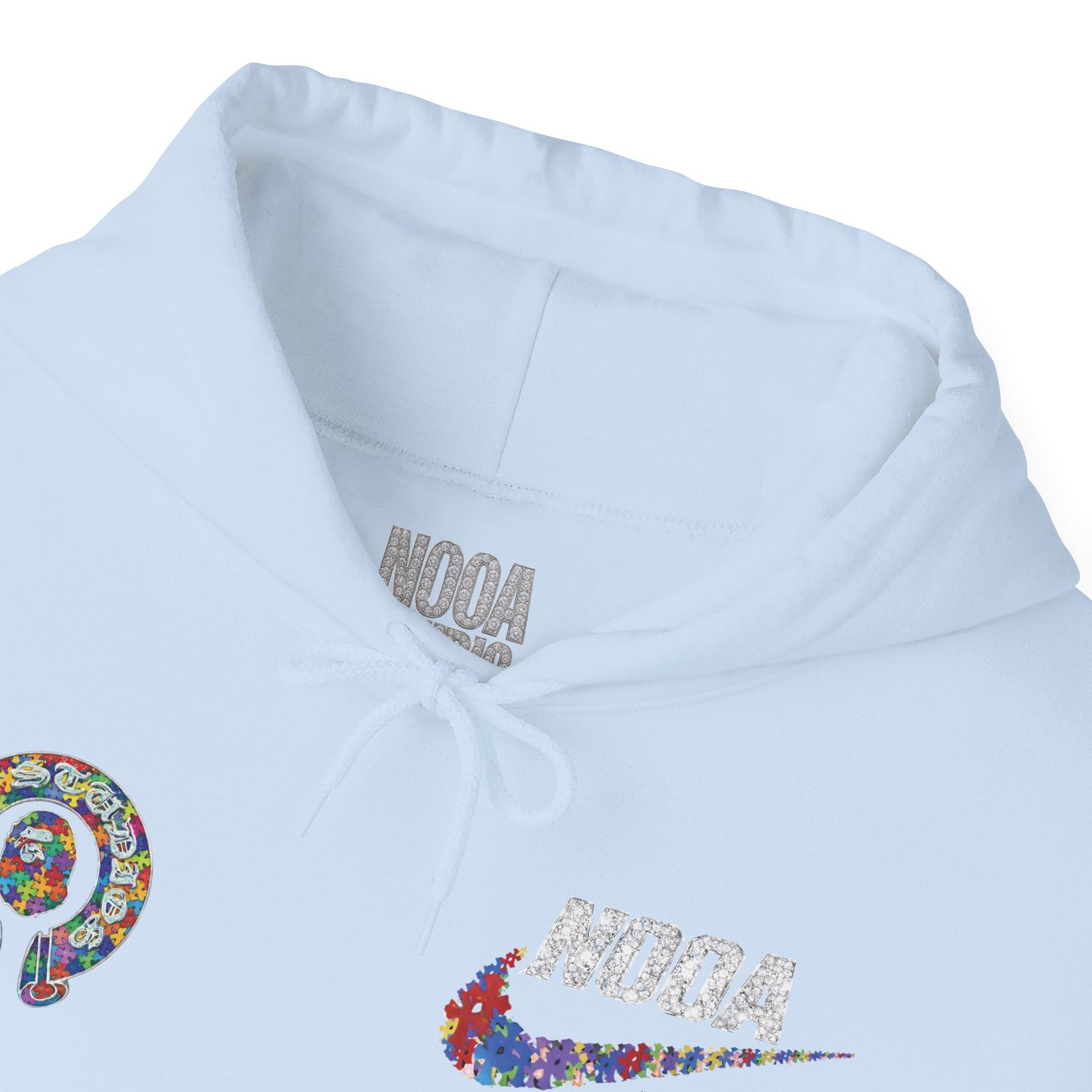 NOOA Floral Logo Hoodie - Colorful Nike Swoosh Pullover