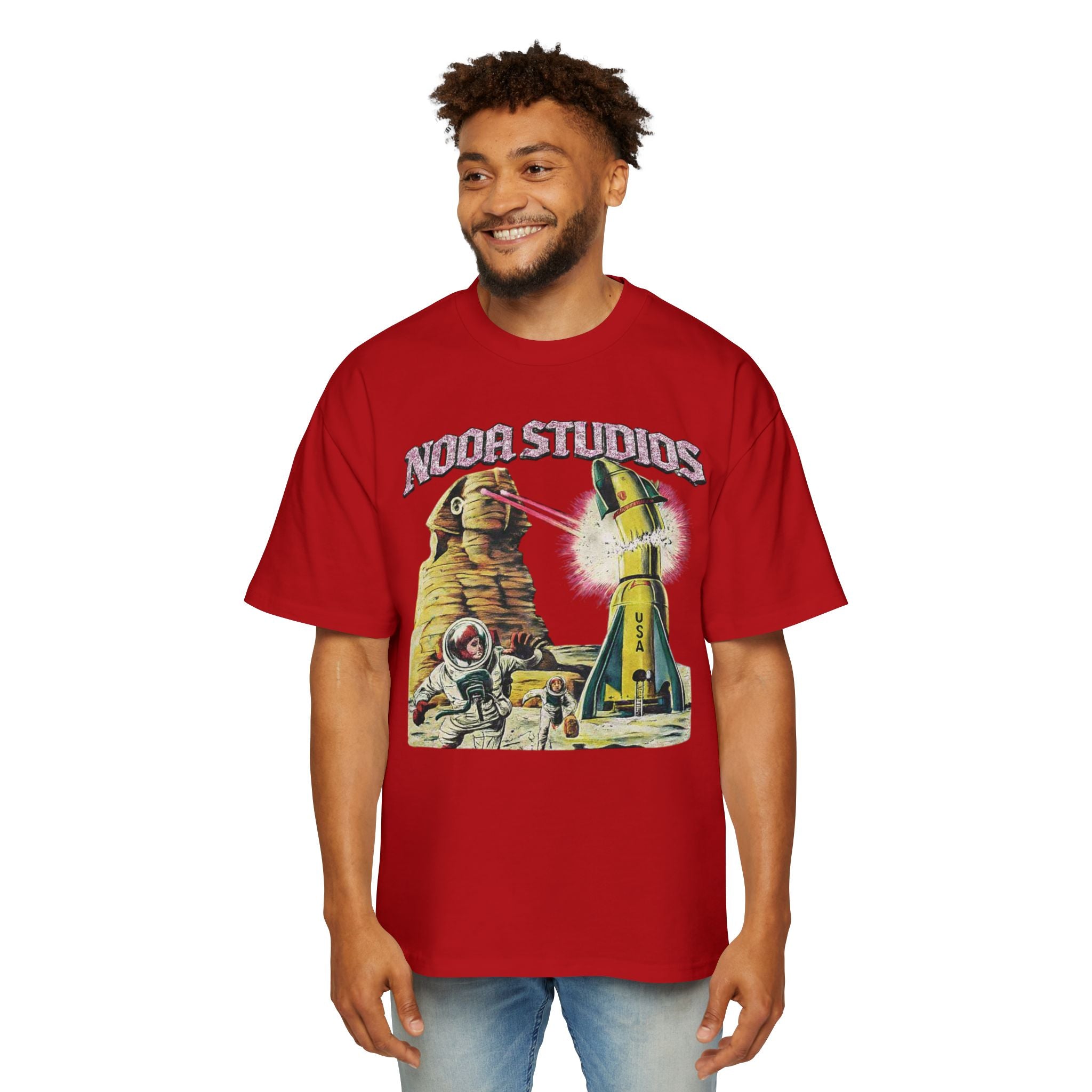 Vintage Space Tour T‑Shirt — "Nooa Studios 2026 World Tour" Graphic Tee