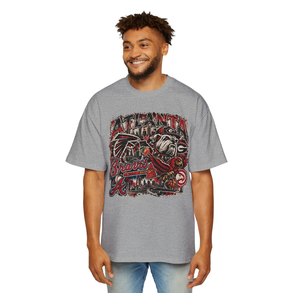 Atlanta Sports Graphic Tee - Falcons & Braves Vintage Mashup