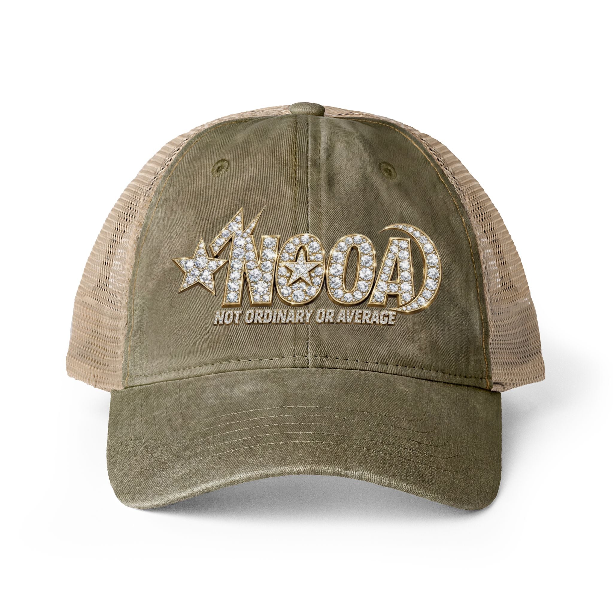 Women's Washed Mesh-Back Cap